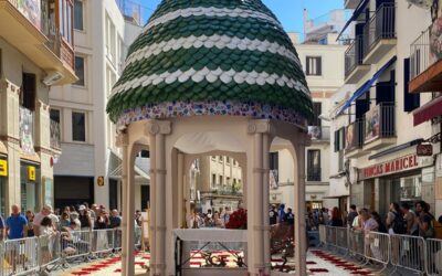 Vídeo resum de la confecció de l’altar i la catifa de corpus 2024 encarregada a l’Hospital de Sitges